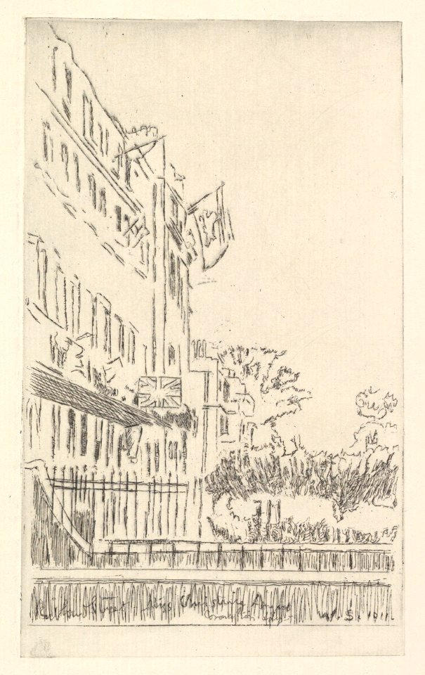 Cruikshank's House on Coronation Day MET DP819268