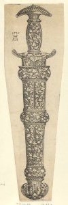 Dagger Sheath Decorated with Tendrils and Two Profiles MET DP836760