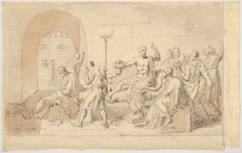 Copy after David’s Death of Socrates MET DP833933