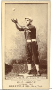 Crooks, 2nd Base, St. Louis Whites, from the Old Judge series (N172) for Old Judge Cigarettes MET DP846122