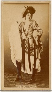 De Morewil, from the Actors and Actresses series (N45, Type 8) for Virginia Brights Cigarettes MET DP831455