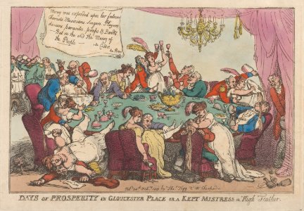 Days of Prosperity in Gloucester Place or a Kept Mistress in High Feather - MET DP880611