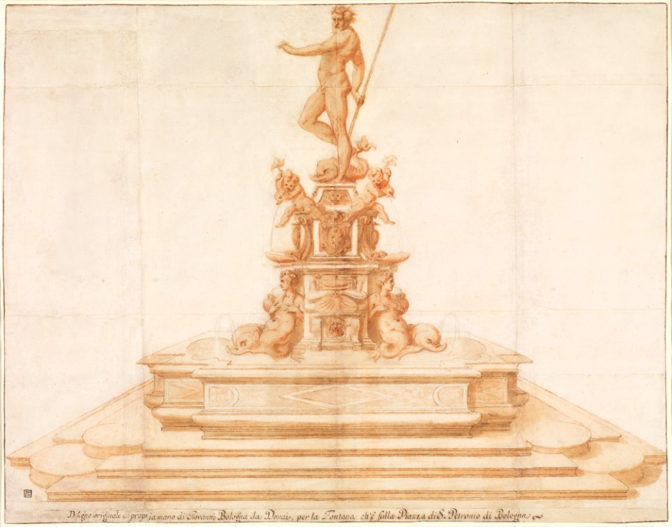 Copy after Giambologna's Neptune Fountain in Piazza San Petronio, Bologna MET DP-408-001