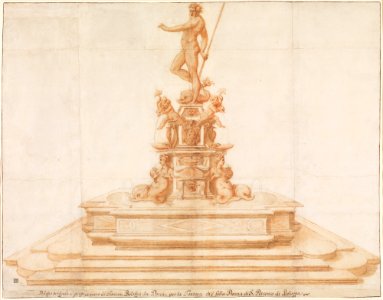 Copy after Giambologna's Neptune Fountain in Piazza San Petronio, Bologna MET DP-408-001