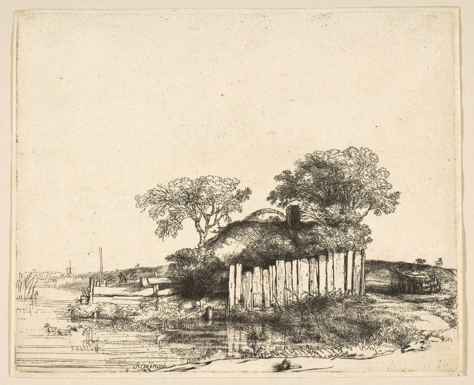 Cottage with a White Paling MET DP814588