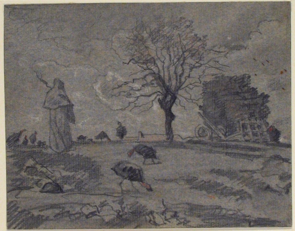 Copy of a painting entitled "L'Automne," by J.F. Millet MET 61.176