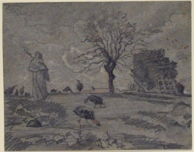 Copy of a painting entitled "L'Automne," by J.F. Millet MET 61.176