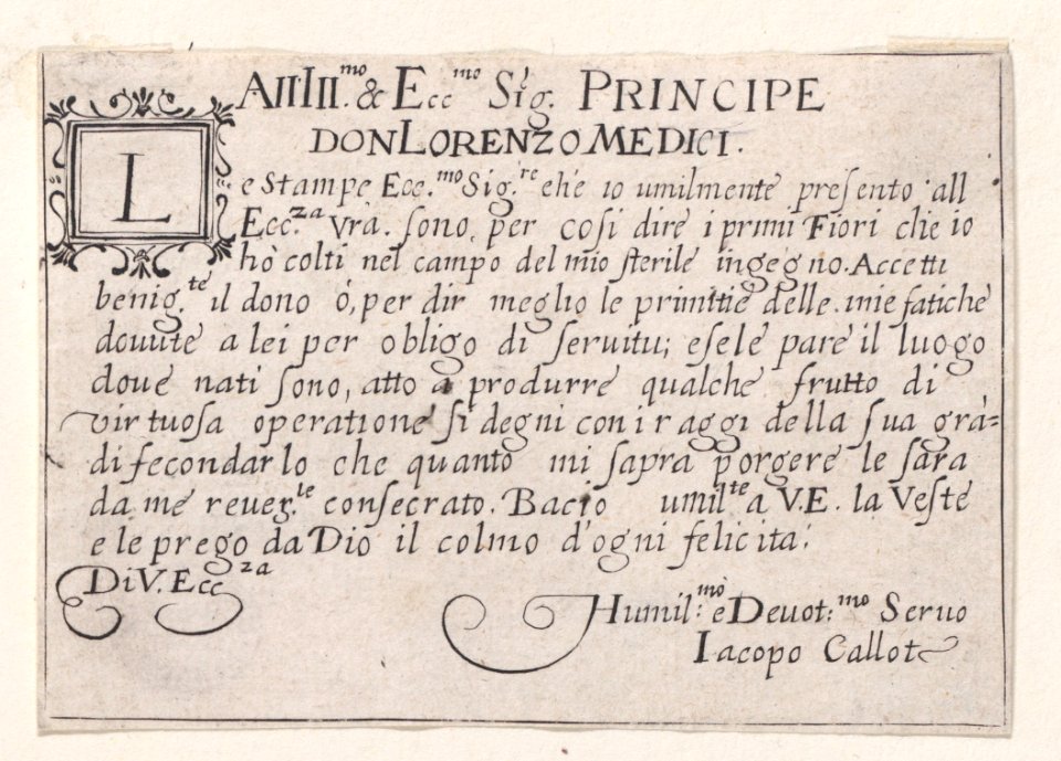 Copy of Dedication to Lorenzo de'Medici Met DP888296