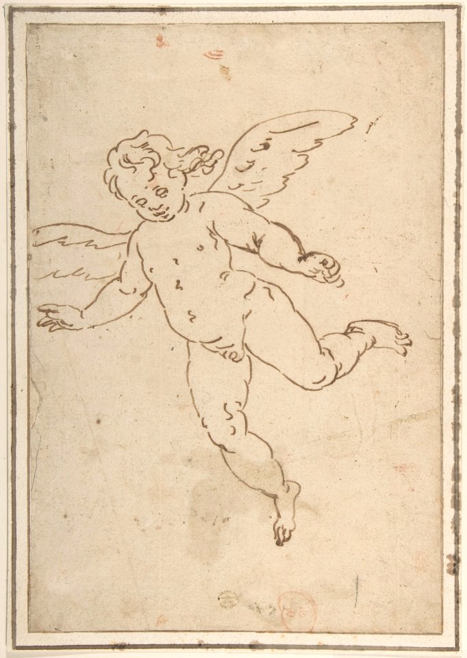 Cupid Flying MET DP808156