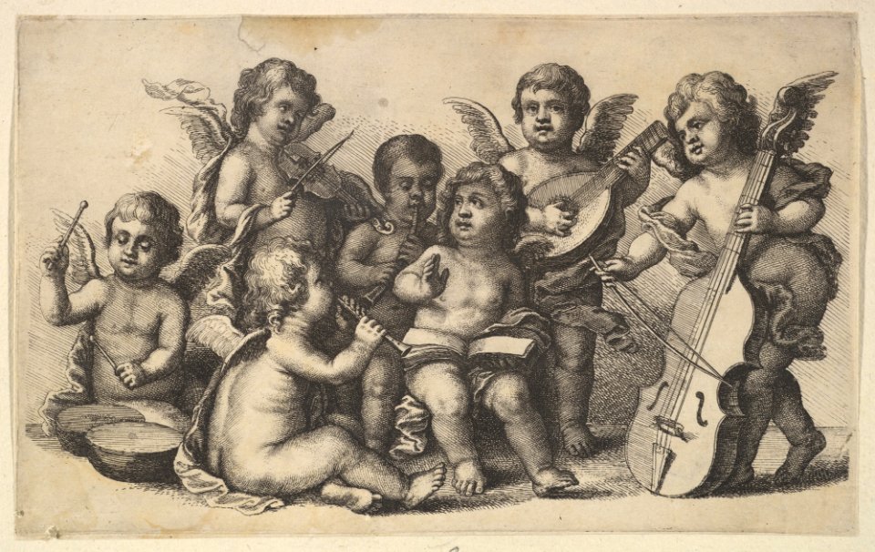 Concert of cherubs on Earth MET DP823155