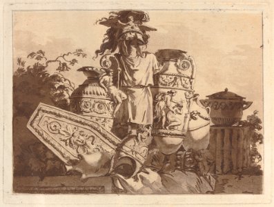 Composition with antiquities, from Recueil de Compositions par Lagrenée Le Jeune (Collection of Compositions by Lagrenée the Younger) MET DP104595
