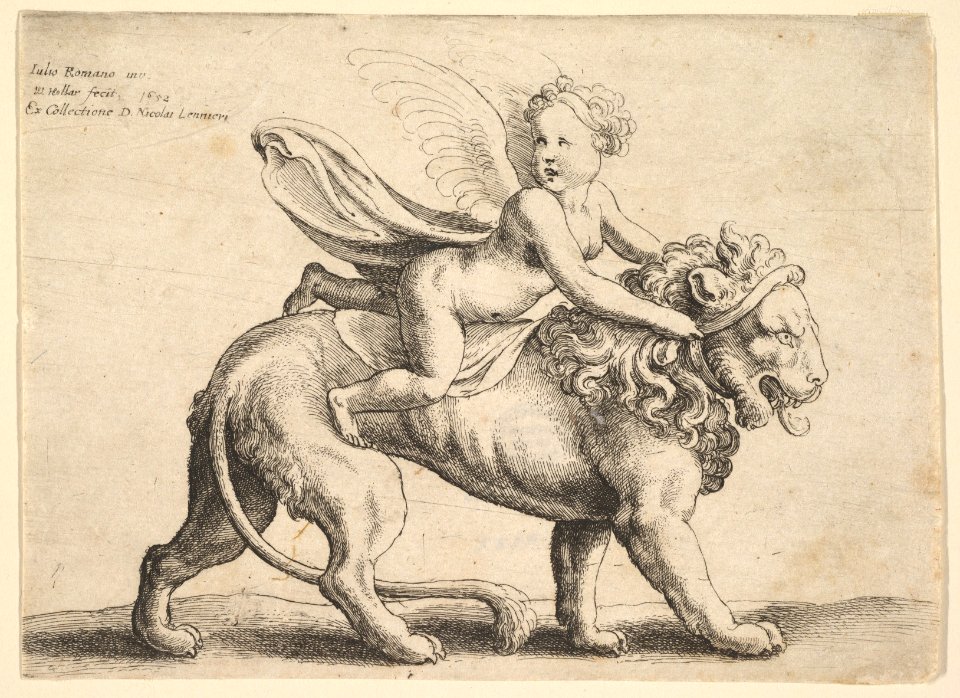 Cupid on a lion MET DP822894