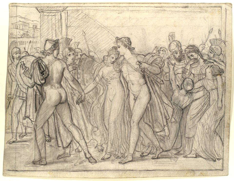 Composition Study for 'Castor and Pollux Freeing Helen' MET DP119724