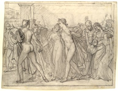 Composition Study for 'Castor and Pollux Freeing Helen' MET DP119724