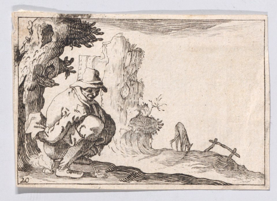 Copy of Le Paysan Accroupi (The Peasant Squatting), from Les Caprices Met DP888324