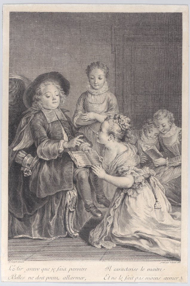 Cupid teaching (L'Amour-Précepteur) Met DP884572