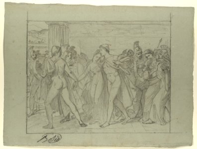 Composition Study for 'Castor and Pollux Freeing Helen' MET DP119725