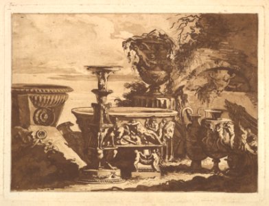 Composition with the Medici Vase, from Recueil de Compositions par Lagrenée Le Jeune (Collection of Compositions by Lagrenée the Younger) MET DP829288