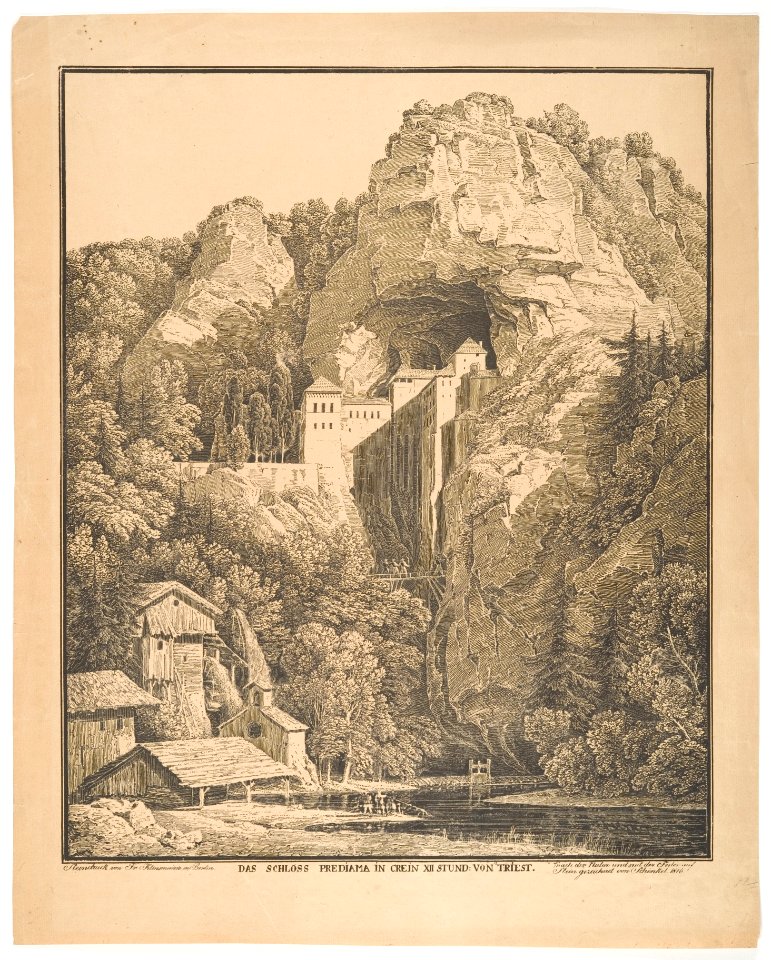 Das Schloss Prediama in Crein XII Stund- von Triest MET DP124010