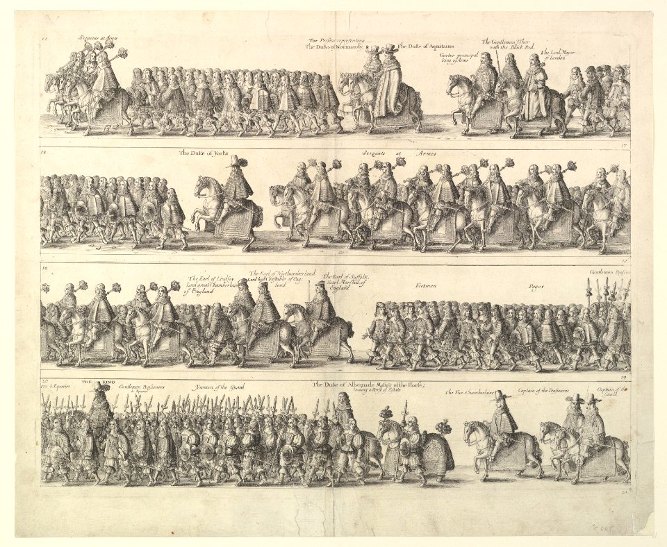 Coronation Procession of Charles II Through London MET DP827155
