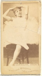 Cornalba, Eden, from the Actors and Actresses series (N45, Type 1) for Virginia Brights Cigarettes MET DP829386