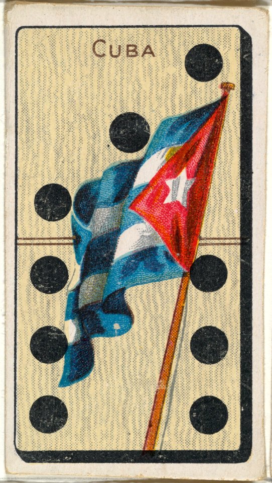 Cuba, from the National Flag on Domino series (T177) issued by Kinney Brothers to promote Sweet Caporal Cigarettes MET DP842626