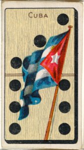 Cuba, from the National Flag on Domino series (T177) issued by Kinney Brothers to promote Sweet Caporal Cigarettes MET DP842626