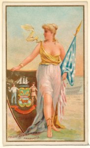 Delaware, from the Industries of States series (N117) issued by Duke Sons & Co. to promote Honest Long Cut Tobacco MET DPB873647