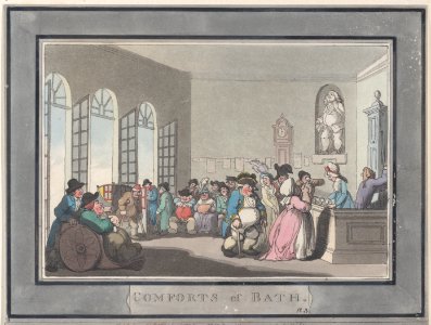 Comforts of Bath, Plate 3 MET DP881062