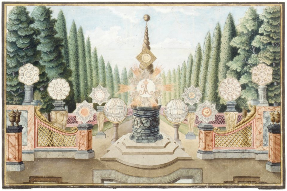 Coronation of the Czar Alexander I, Moscow, September 1801 MET DR298