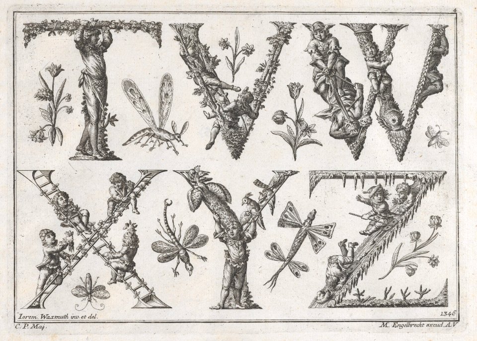 Decorated Roman alphabet MET DP855613