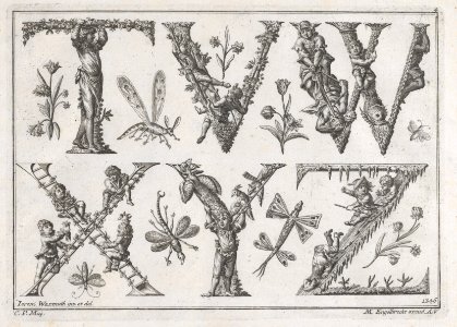Decorated Roman alphabet MET DP855613