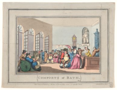 Comforts of Bath, Plate 3 MET DP872152