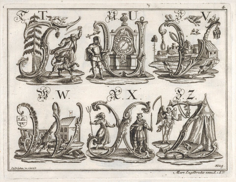 Decorated Roman alphabet MET DP855617