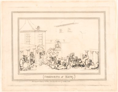 Comforts of Bath, Plate 7 - MET DP880232