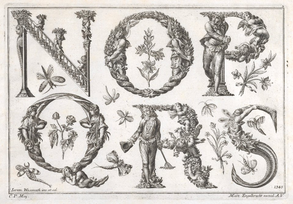 Decorated Roman alphabet MET DP855612