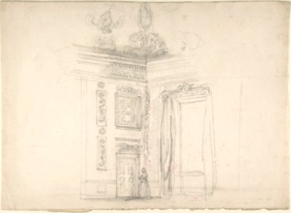 Corner of a Room with a High Coved Ceiling MET DP806241