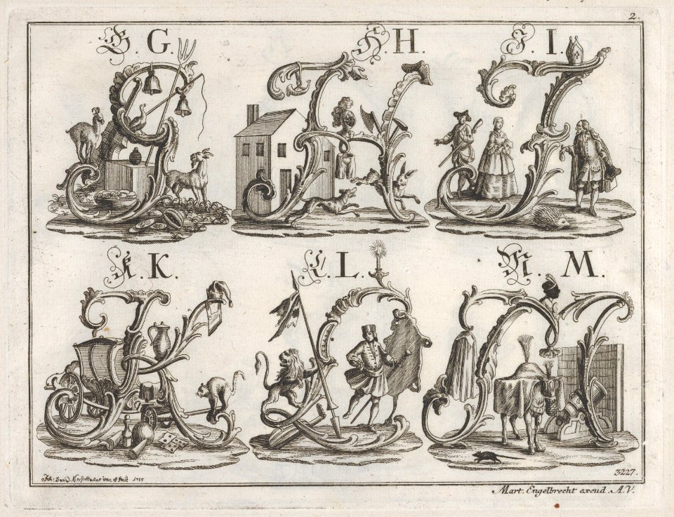 Decorated Roman alphabet MET DP855615