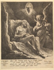 Dead Christ Lamented by an Angel MET DP825622