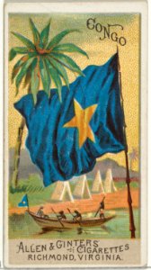 Congo, from Flags of All Nations, Series 2 (N10) for Allen & Ginter Cigarettes Brands MET DP841368