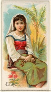 Dates, from the Fruits series (N12) for Allen & Ginter Cigarettes Brands MET DP834617