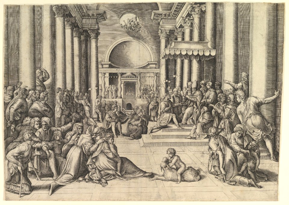 Constantine Presenting the City of Rome to the Holy See MET DP819638