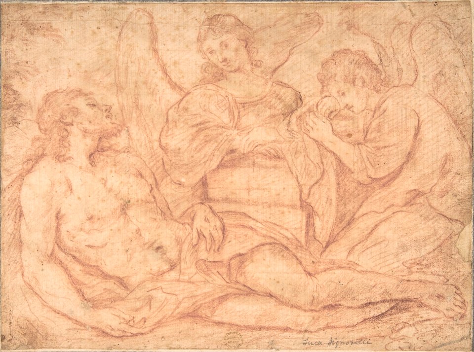 Dead Christ Mourned Over by Angels MET DP802547