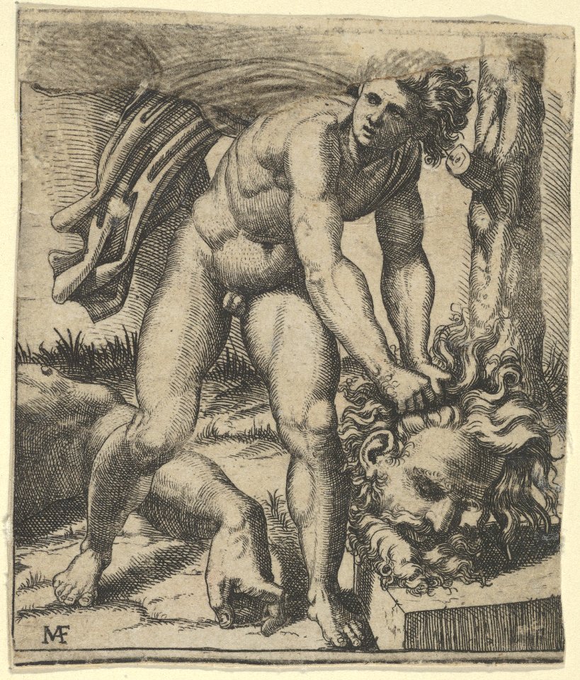 David with the head of Goliath MET DP852703