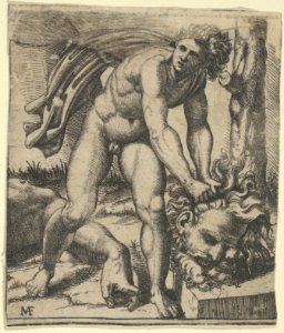 David with the head of Goliath MET DP852703