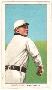 Delehanty, Washington, American League, from the White Border series (T206) for the American Tobacco Company MET DP843239