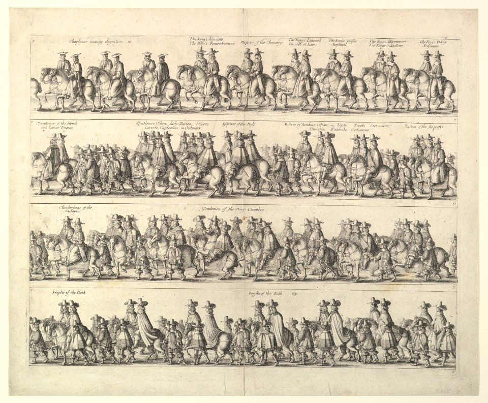 Coronation Procession of Charles II Through London MET DP827157