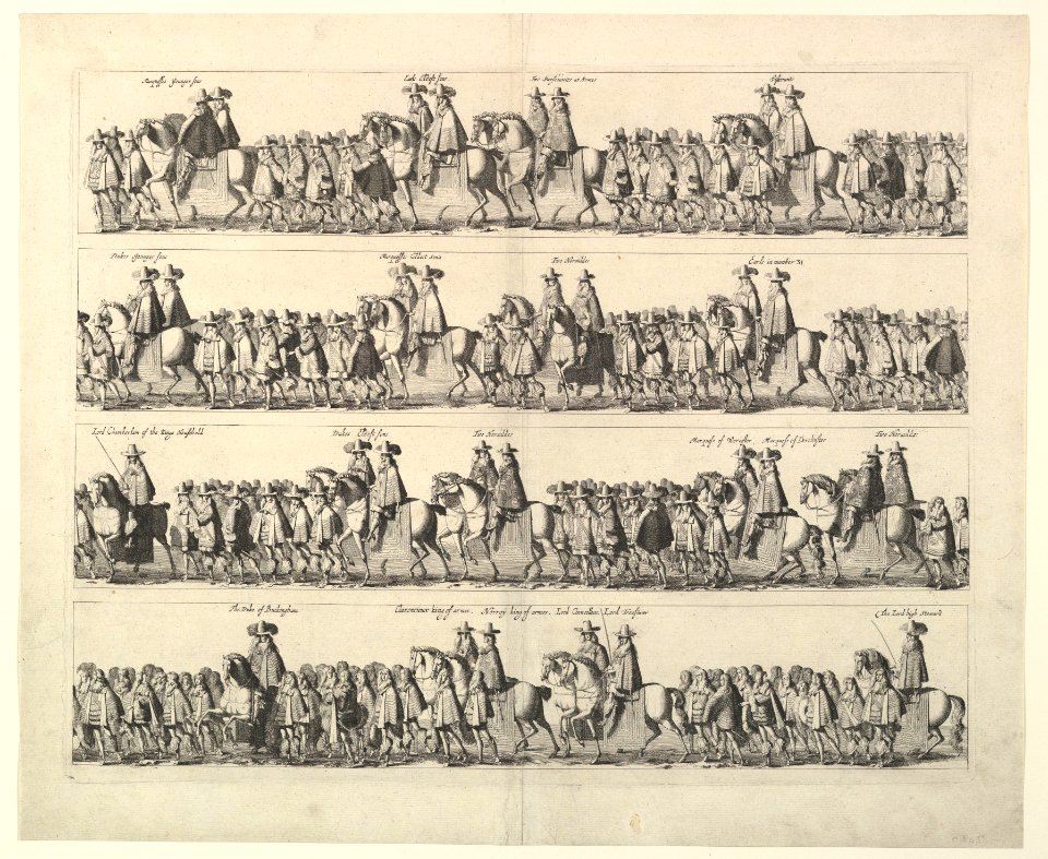 Coronation Procession of Charles II Through London MET DP827159