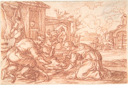 December (one of a series representing the labors of the months) MET DP803092