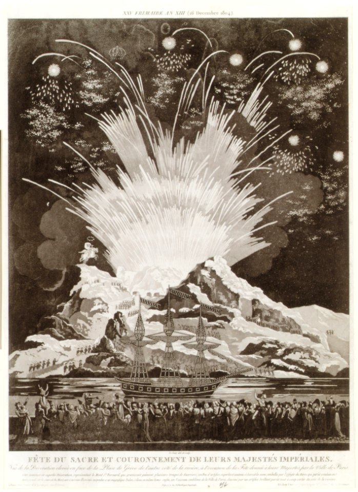 Coronation of Napoleon, Paris, December 16, 1804 MET DR212
